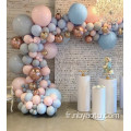 Décoration de fête d'anniversaire 5inch 11 pouces 18 pouces Bleu Bleu Balon Garland